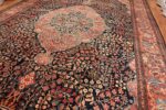 classic oversize antique navy blue persian sarouk farahan rug 60047 whole Nazmiyal