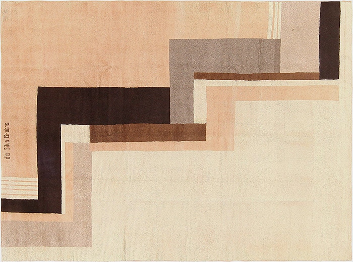 Early 20th Century French Art Deco Rug By De Silva by nazmiyal