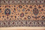 fine large vintage persian silk kashan rug 60039 border Nazmiyal