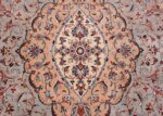 fine large vintage persian silk kashan rug 60039 center Nazmiyal