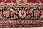 fine red color large vintage persian tabriz rug 60046 border Nazmiyal