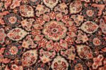 fine red color large vintage persian tabriz rug 60046 center Nazmiyal
