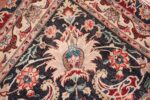 fine red color large vintage persian tabriz rug 60046 knots Nazmiyal