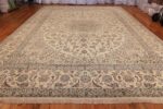 floral large silk and wool nain persian rug 60030 whole Nazmiyal