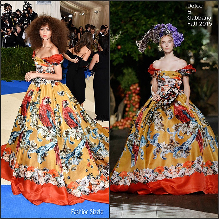 French Carpet Inspired Dolce & Gabbana Dress by nazmiyal
