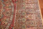 geometric silk vintage qum persian rug 60035 border Namziyal