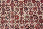 large ivory mina khani design antique persian malayer rug 60043 closeup Nazmiyal