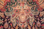 large jewel tone vintage persian tabriz rug 60041 basket Nazmiyal