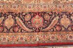 large jewel tone vintage persian tabriz rug 60041 border Nazmiyal