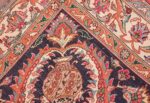large jewel tone vintage persian tabriz rug 60041 knots Nazmiyal