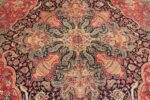 large jewel tone vintage persian tabriz rug 60041 medallion Nazmiyal