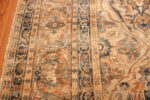 large sea foam shield design antique persian kerman rug 49677 border Nazmiyal