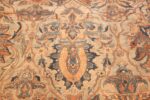 large sea foam shield design antique persian kerman rug 49677 shield Nazmiyal