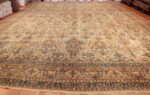 large sea foam shield design antique persian kerman rug 49677 whole Nazmiyal