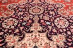 large silk vintage qum persian rug 60022 trio Nazmiyal