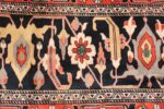 large silk vintage qum persian rug 60034 border Nazmiyal