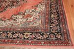 large silk vintage qum persian rug 60034 corner Nazmiyal