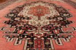large silk vintage qum persian rug 60034 medallion Nazmiyal
