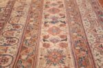 large square antique persian kerman rug 49676 lines Nazmiyal
