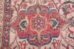 large square antique persian kerman rug 49676 red Nazmiyal