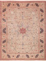 Fine Decorative Large Vintage Persian Tabriz Rug 60011 by Nazmiyal