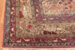 mythical antique tree of life design persian tehran rug 49197 corner Nazmiyal