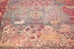 mythical antique tree of life design persian tehran rug 49197 side Nazmiyal