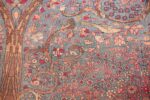 mythical antique tree of life design persian tehran rug 49197 snake Nazmiyal