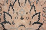 oversize neutral earth tone color persian khorassan rug 49427 closeup Nazmiyal