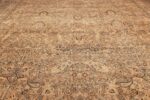 oversize neutral earth tone color persian khorassan rug 49427 field Nazmiyal