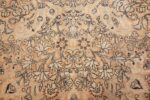 oversize neutral earth tone color persian khorassan rug 49427 ivory Nazmiyal