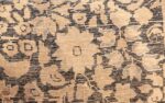 oversize neutral earth tone color persian khorassan rug 49427 knots Nazmiyal