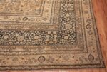 oversize neutral earth tone color persian khorassan rug 49427 part Nazmiyal