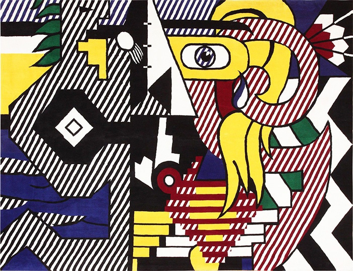 Roy Lichtenstein Pop Art Rug 47406 by Nazmiyal