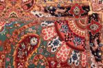 silk and wool large geomteric vintage tabriz persian rug 60033 cub Nazmiyal
