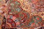 silk and wool large geomteric vintage tabriz persian rug 60033 design Nazmiyal
