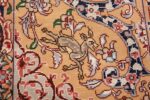 silk and wool large geomteric vintage tabriz persian rug 60033 knots Nazmiyal