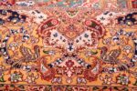 silk and wool large geometric vintage tabriz persian rug 60033 phoenix Nazmiyal