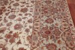 silk and wool large vintage tabriz persian rug 60012 border Nazmiyal
