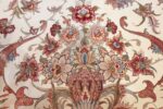 silk and wool large vintage tabriz persian rug 60012 bunch Namziyal