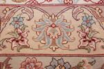 silk and wool large vintage tabriz persian rug 60012 knots Nazmiyal