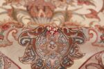 silk and wool large vintage tabriz persian rug 60012 pile Nazmiyal
