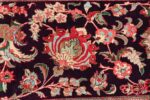 large silk vintage qum persian rug 60022 rose Nazmiyal