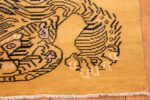 small size vintage chinese tiger rug 49598 corner Nazmiyal