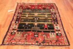 soccer field design antique tribal persian gashgai rug 49577 whole Nazmiyal