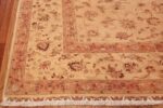 square silk and wool vintage tabriz persian rug 60026 corner Nazmiyal