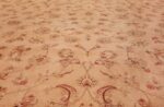 square silk and wool vintage tabriz persian rug 60026 field Nazmiyal