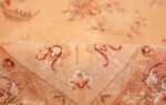 square silk and wool vintage tabriz persian rug 60026 pile Nazmiyal