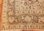 vase design antique persian tabriz rug 50445 corner Nazmiyal