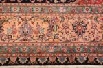 vintage large wool and silk persian tabriz rug 60044 border Nazmiyal